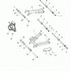 Z16VAA87/E87/X87 RZR 900 50/55 INCH ALL OPTIONS Suspension, rear control arms