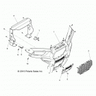 Z16VCE87AB/AR/AE/AS RZR 4 900 Body, front bumper