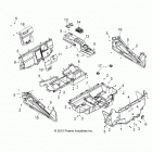 Z17VBE99AR/AL RZR 1000 60 INCH PS Body, floor and rocker panels