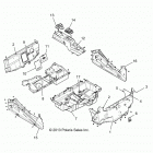 Z15VDE99FV RZR XP 1000 INTL Body, floor and rocker panels