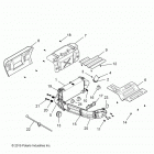 Z16VDE99AF/AM/LM/M99AM RZR XP 1000 Engine, exhaust system