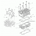 Z16VCE87AB/AR/AE/AS RZR 4 900 Головка и цилиндр двигателя