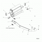 Z16VHA57A2/EAK/AS RZR 570 Engine, exhaust system