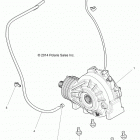 Z15VBE87FK/JK RZR 900 60 INCH PS INTL Крепление КПП