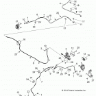 Z16VCE87AB/AR/AE/AS RZR 4 900 Brakes, brake lines and master cylinder
