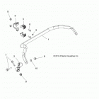 Z16VCE87AB/AR/AE/AS RZR 4 900 Suspension, stabilizer bar, rear
