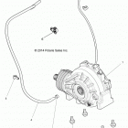 Z15VAA87/E87/X87 RZR 900 50/55 INCH ALL OPTIONS Крепление КПП