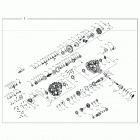 Z16VDE99FM/NM RZR XP 1000 EU/MD Drive train, main gearcase internals -z16vde99fm (...