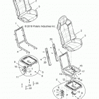 Z16VFE99AF/AS/AM/M99AM RZR XP 4 1000 Body, seat asm. and slider
