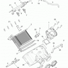 Z16VDE92NH RZR XP TURBO, MD Engine, air intake manifold