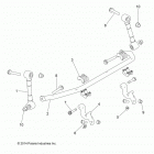 Z16VDE92NH RZR XP TURBO, MD Suspension, stabilizer bar, front