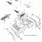 Z16VDE99AF/AM/LM/M99AM RZR XP 1000 Body, rear rack and fenders