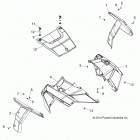 Z15VAA87/E87/X87 RZR 900 50/55 INCH ALL OPTIONS Body, hood and front body work