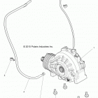 Z16VBA87A2/AB/L2/E87AB/AR/LB/AE/AS RZR 900 60 INCH ALL OPTIONS Крепление КПП