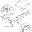 Z16VDE92NH RZR XP TURBO, MD Body, dash and glovebox
