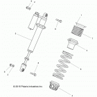 Z16VDE92NH RZR XP TURBO, MD Suspension, front shock mounting