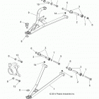 Z16VCE87AB/AR/AE/AS RZR 4 900 Suspension, front control arms