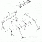 Z17VBE99AR/AL RZR 1000 60 INCH PS Chassis, cab frame