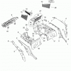 Z15VFE99AT/AV/AP RZR XP 4 1000 Body, rear rack and fenders