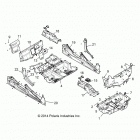Z16VCE87AB/AR/AE/AS RZR 4 900 Body, floor and rocker panels
