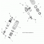Z16VCE87AB/AR/AE/AS RZR 4 900 Задний аммортизатор