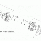 R14VA17AA/AF RZR 170 Brakes, caliper, front