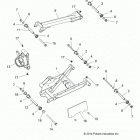 Z15VBE87FK/JK RZR 900 60 INCH PS INTL Suspension, rear control arms