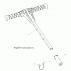 Z16VHA57A2/EAK/AS RZR 570 Body, grab bar, passenger
