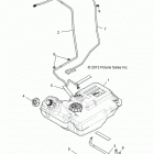Z15VDE99FV RZR XP 1000 INTL Топливный бак