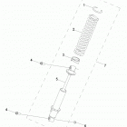 R14VA17AA/AF RZR 170 Suspension, shock, rear