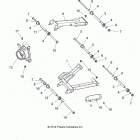 Z15VAA87/E87/X87 RZR 900 50/55 INCH ALL OPTIONS Suspension, rear control arms