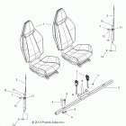 Z15VHA57AJ/E57AS/AK RZR 570 Body, seat mounting and belts