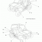 R14VA17AA/AF RZR 170 Кузов Наклейки