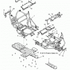 Z15VFE99AT/AV/AP RZR XP 4 1000 Chassis, main frame and skid plates
