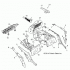 Z15VDE99FV RZR XP 1000 INTL Body, rear rack and fenders