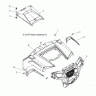Z15VHA57FJ RZR 570 EU Body, hood and front body work