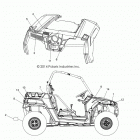 Z15VHA57AJ/E57AS/AK RZR 570 Кузов Наклейки