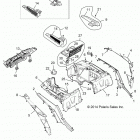 Z15VDE99AT/AL/AV/AW/LP/EW/AO/AP/AZ/NV/NW/K99AA/AU RZR XP 1000 Body, rear rack and fenders