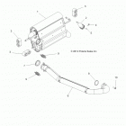 Z15VHA57AJ/E57AS/AK RZR 570 Engine, exhaust system
