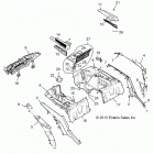 Z146T1EAM/EAW RZR XP 4 1000/PS Body, rear rack and fenders
