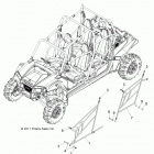 R12XT87AA/9EAS RZR 4 XP 900 Body, side nets