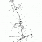 Z146T1EAM/EAW RZR XP 4 1000/PS Steering, steering asm.