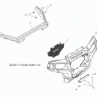 R13VE76FX/FI RZR S 800 EFI INTL/ISRAEL Body, front bumper