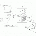 R14VA17AA/AF RZR 170 Engine, cooling