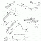 Z14XE7EAL/X RZR 4 800 Suspension, rear control arms