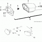 R14VA17AA/AF RZR 170 Передние и задние световые приборы