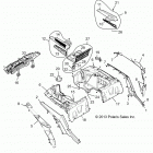 Z14ST1EAM/EAW/EAK/EAN/EFW RZR XP 1000 Body, rear rack and fenders