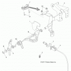 R13VE76AD/AI/AW/7EAS/EAT RZR S 800 EFI Engine, throttle pedal