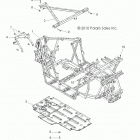 Z14VH76AC/AD/EAI/EAK/EAJ/EAL/EAW RZR 800 Chassis, main frame and skid plate