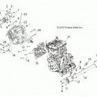 Z14JT87AD/9EAO/9EAOL/9EAL RZR 900 Engine, transmission mounting